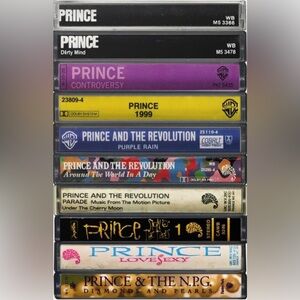 - 🦉Double Sealed Prince Cassette Tape Collection Design